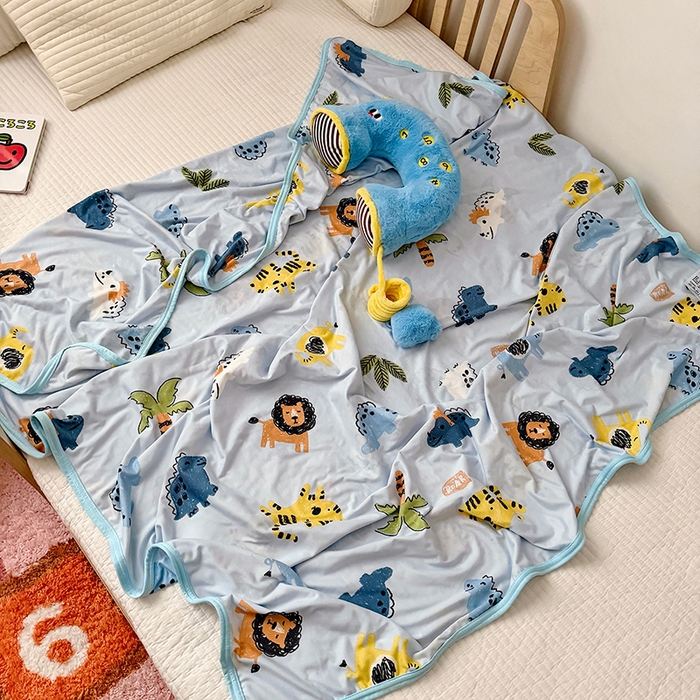 91家纺网 家纺一手货源 找家纺 嗨生活 2026新款婴儿裸睡级凉感幼儿园夏被儿童夏被夏凉被空调被直播微商电商好货推荐产品 森林日记