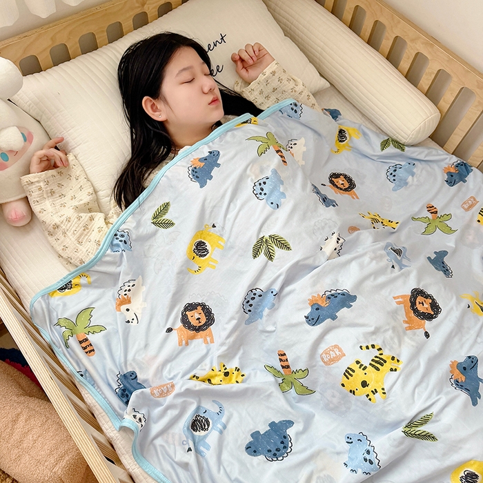 91家纺网 家纺一手货源 找家纺 嗨生活 2026新款婴儿裸睡级凉感幼儿园夏被儿童夏被夏凉被空调被直播微商电商好货推荐产品 森林日记