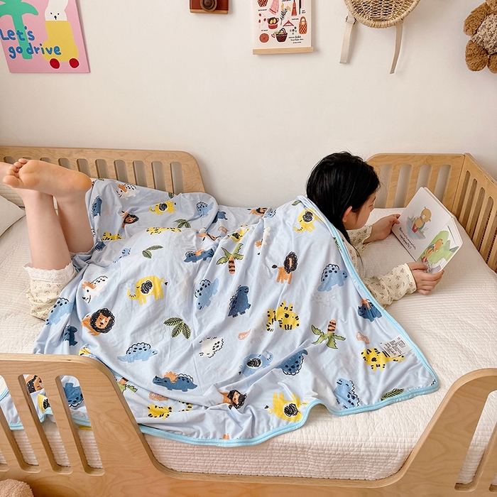 91家纺网 家纺一手货源 找家纺 嗨生活 2026新款婴儿裸睡级凉感幼儿园夏被儿童夏被夏凉被空调被直播微商电商好货推荐产品 森林日记