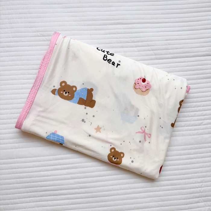 91家纺网 家纺一手货源 找家纺 嗨生活 2026新款婴儿裸睡级凉感幼儿园夏被儿童夏被夏凉被空调被直播微商电商好货推荐产品 甜品小熊