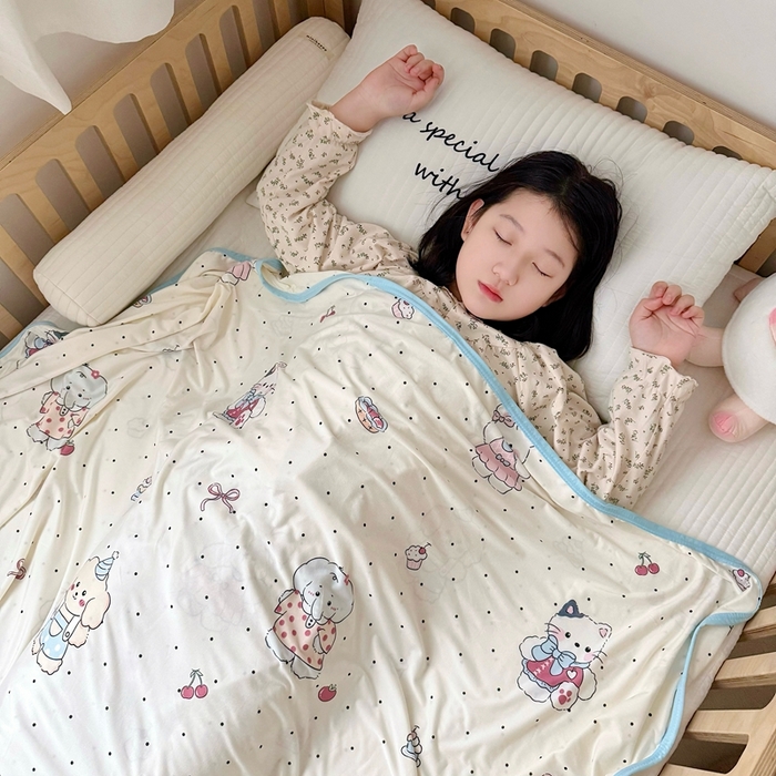 嗨生活 2026新款婴儿裸睡级凉感幼儿园夏被儿童夏被夏凉被空调被直播微商电商好货推荐产品 小卡通