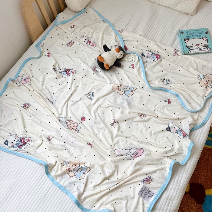 91家纺网 家纺一手货源 找家纺 嗨生活 2026新款婴儿裸睡级凉感幼儿园夏被儿童夏被夏凉被空调被直播微商电商好货推荐产品 小卡通