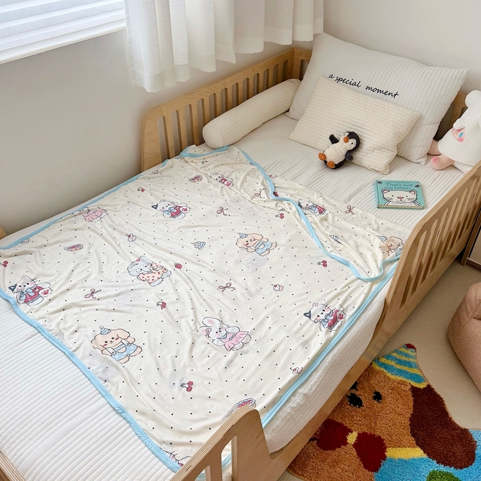 91家纺网 家纺一手货源 找家纺 嗨生活 2026新款婴儿裸睡级凉感幼儿园夏被儿童夏被夏凉被空调被直播微商电商好货推荐产品 小卡通