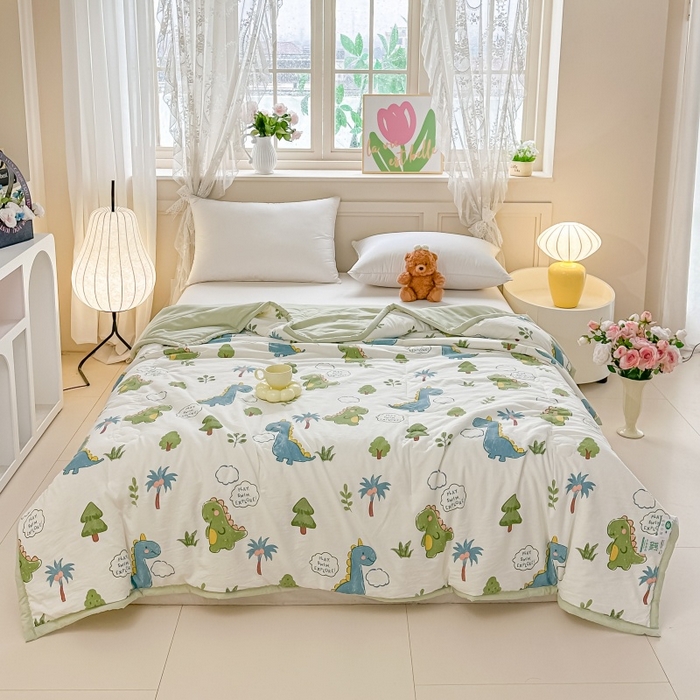 91家纺网 家纺一手货源 找家纺 （总）爱宝被业 2026新款A类水洗棉新疆棉花夏被夏凉被