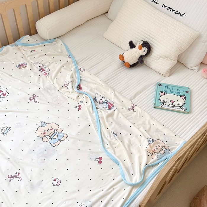 91家纺网 家纺一手货源 找家纺 嗨生活 2026新款婴儿裸睡级凉感幼儿园夏被儿童夏被夏凉被空调被直播微商电商好货推荐产品 小卡通