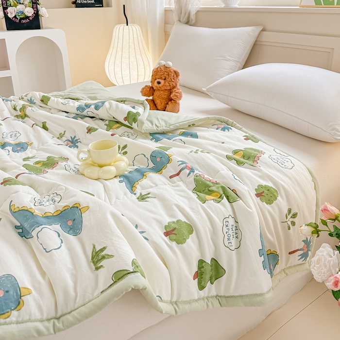 91家纺网 家纺一手货源 找家纺 （总）爱宝被业 2026新款A类水洗棉新疆棉花夏被夏凉被