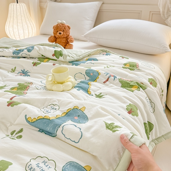 91家纺网 家纺一手货源 找家纺 （总）爱宝被业 2026新款A类水洗棉新疆棉花夏被夏凉被