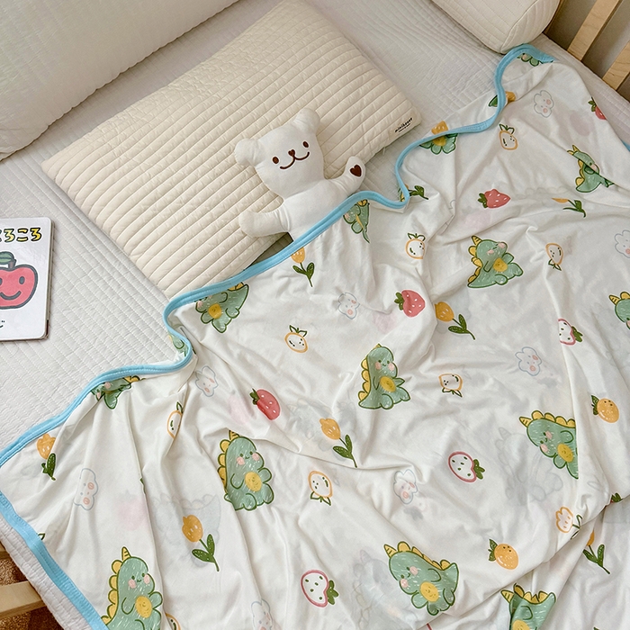 91家纺网 家纺一手货源 找家纺 嗨生活 2026新款婴儿裸睡级凉感幼儿园夏被儿童夏被夏凉被空调被直播微商电商好货推荐产品 小绿龙