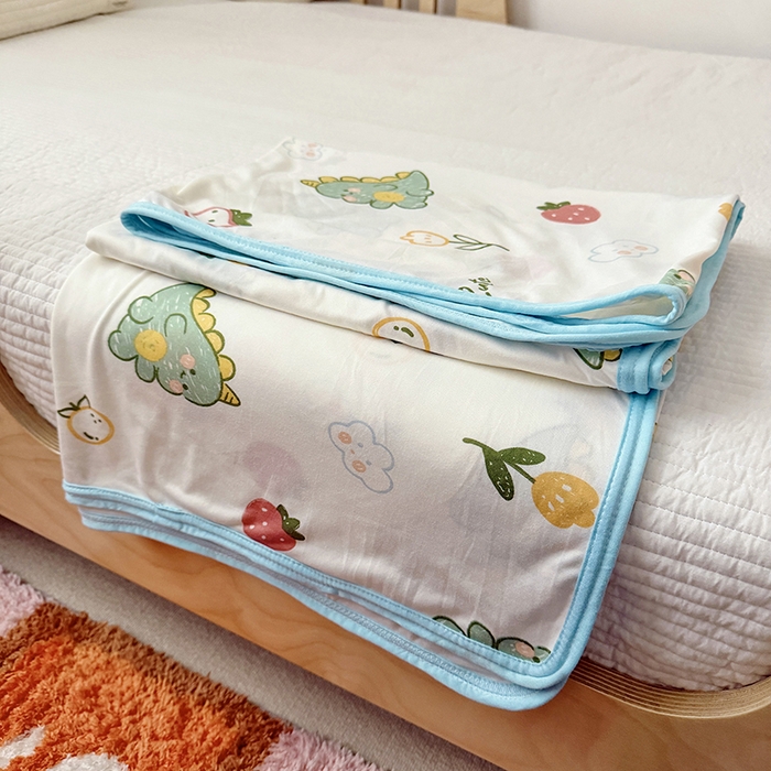 91家纺网 家纺一手货源 找家纺 嗨生活 2026新款婴儿裸睡级凉感幼儿园夏被儿童夏被夏凉被空调被直播微商电商好货推荐产品 小绿龙