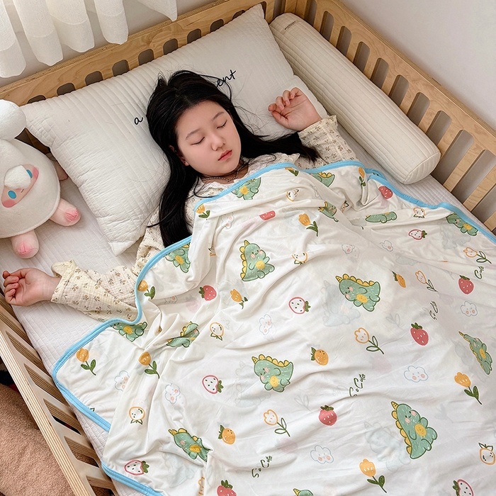 91家纺网 家纺一手货源 找家纺 嗨生活 2026新款婴儿裸睡级凉感幼儿园夏被儿童夏被夏凉被空调被直播微商电商好货推荐产品 小绿龙