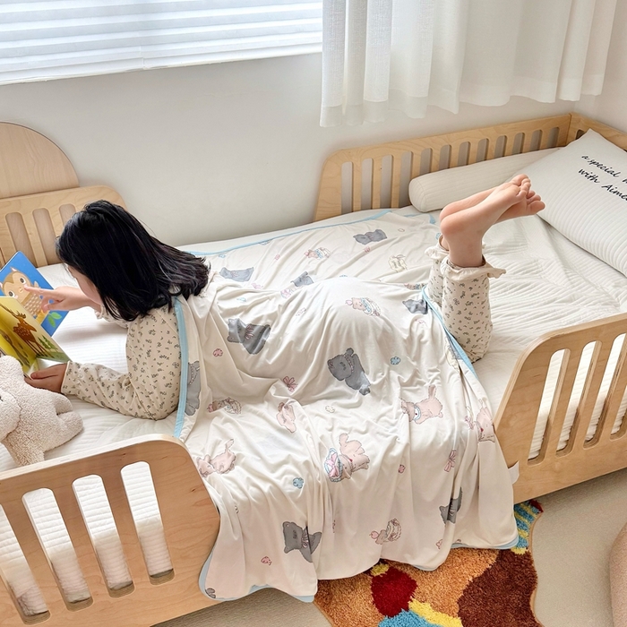 91家纺网 家纺一手货源 找家纺 嗨生活 2026新款婴儿裸睡级凉感幼儿园夏被儿童夏被夏凉被空调被直播微商电商好货推荐产品 小奶猫