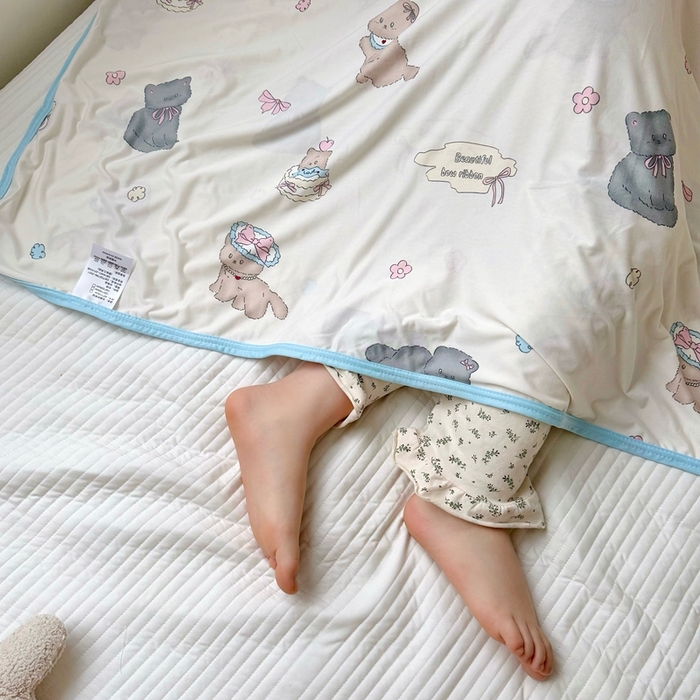 91家纺网 家纺一手货源 找家纺 嗨生活 2026新款婴儿裸睡级凉感幼儿园夏被儿童夏被夏凉被空调被直播微商电商好货推荐产品 小奶猫