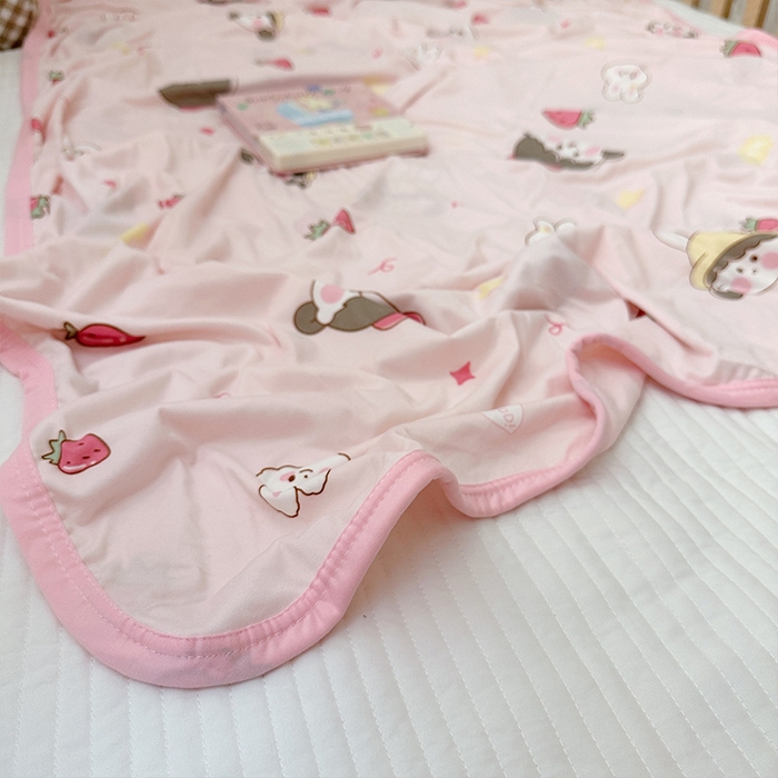 91家纺网 家纺一手货源 找家纺 嗨生活 2026新款婴儿裸睡级凉感幼儿园夏被儿童夏被夏凉被空调被直播微商电商好货推荐产品 小女孩