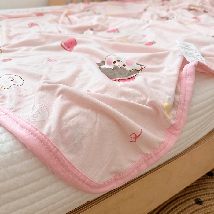 91家纺网 家纺一手货源 找家纺 嗨生活 2026新款婴儿裸睡级凉感幼儿园夏被儿童夏被夏凉被空调被直播微商电商好货推荐产品 小女孩