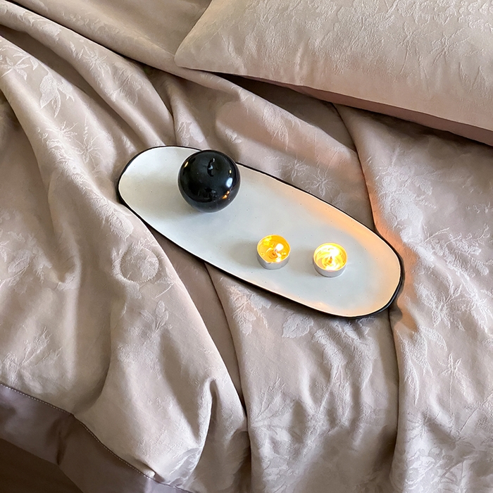 91家纺网 家纺一手货源 找家纺 宜代光年 2026新款60S全棉厚织提花夏被夏凉被空调被 夏被-暗香疏影-浅咖