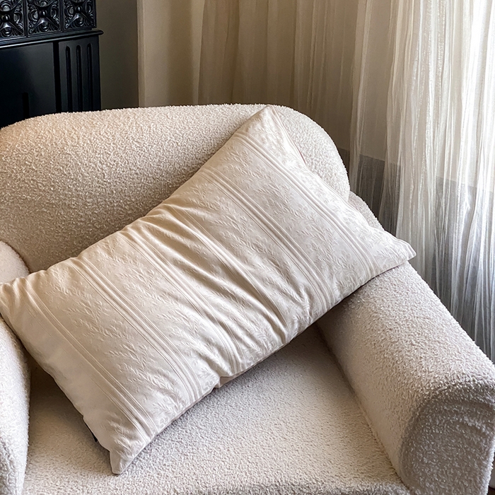 91家纺网 家纺一手货源 找家纺 宜代光年 2026新款60S全棉厚织提花夏被夏凉被空调被 夏被-森蔓-奶白