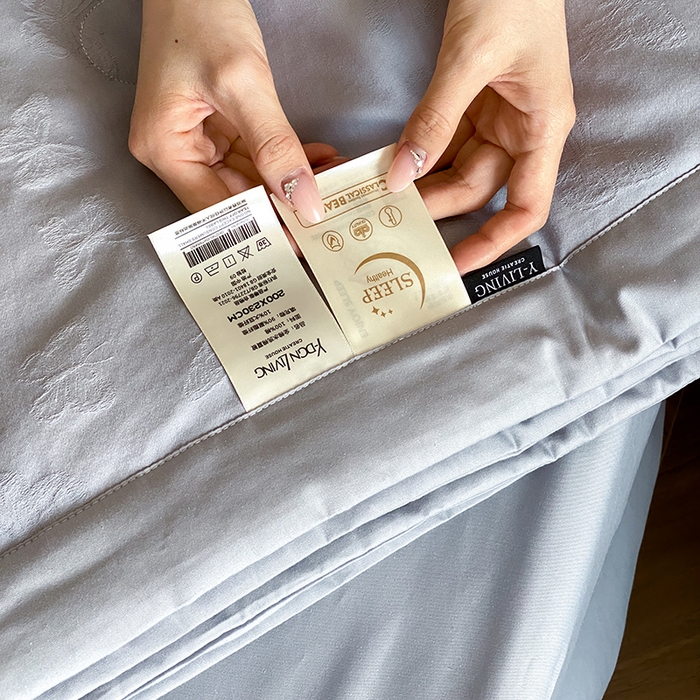 91家纺网 家纺一手货源 找家纺 宜代光年 2026新款60S全棉厚织提花夏被夏凉被空调被 夏被-蝶梦悠悠-浅蓝