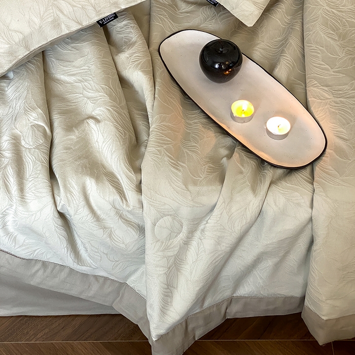 91家纺网 家纺一手货源 找家纺 宜代光年 2026新款60S全棉厚织提花夏被夏凉被空调被 夏被-柠初-浅绿