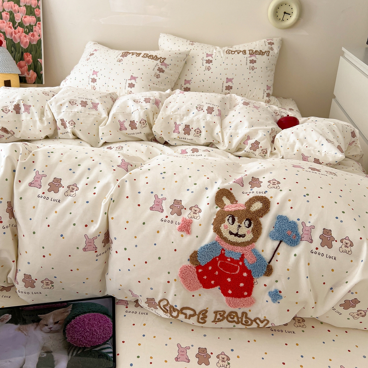 91家纺网 家纺一手货源 找家纺 （总）舒居家纺 2026新款13070全棉纯棉毛巾绣单被套被套单件