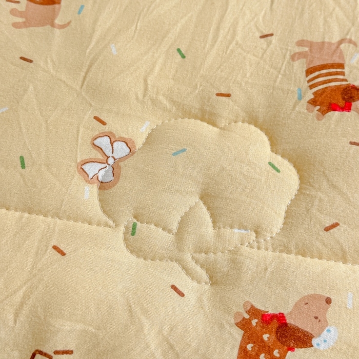 91家纺网 家纺一手货源 找家纺 爱宝被业 2026新款A类水洗棉新疆棉花夏被夏凉被腊肠狗狗