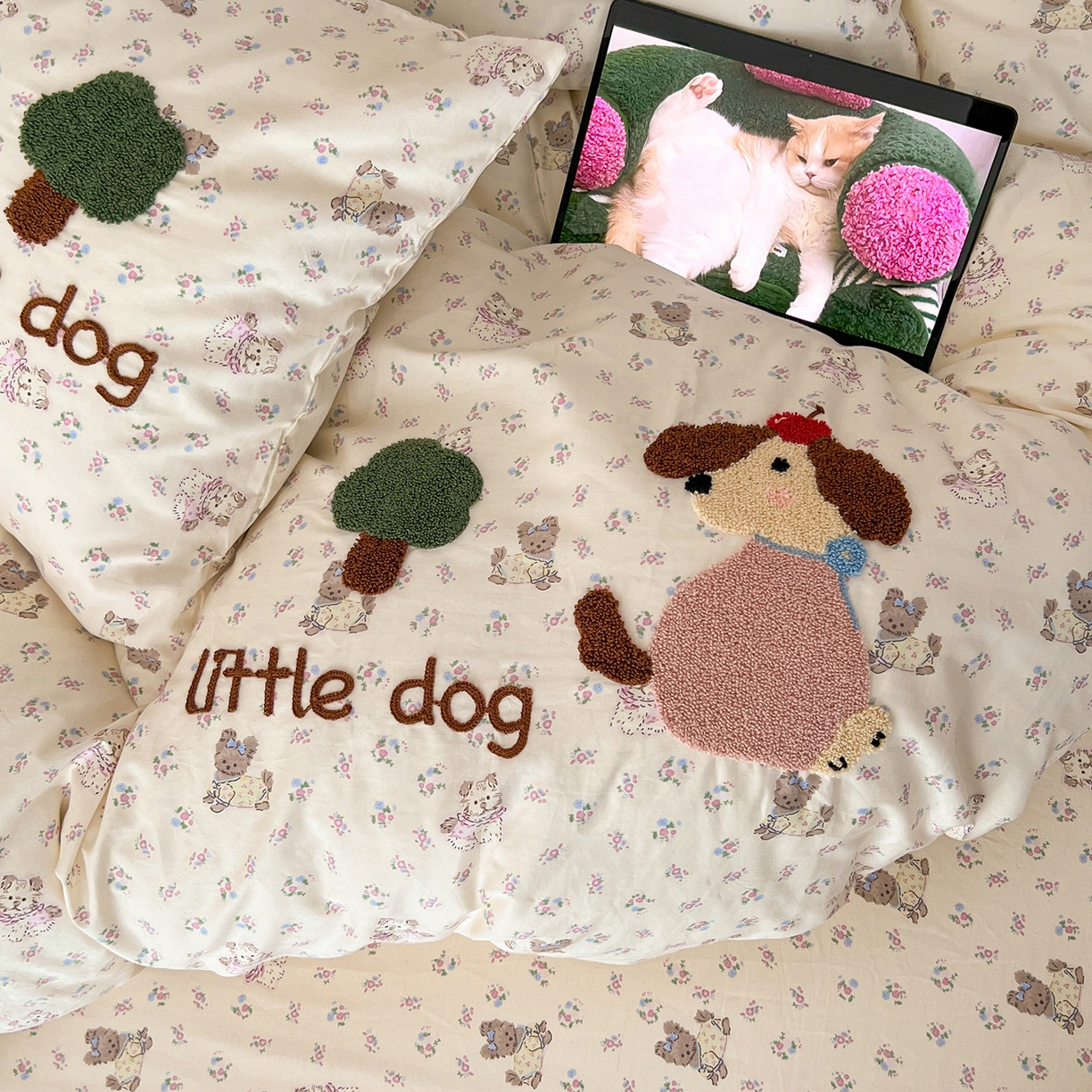 91家纺网 家纺一手货源 找家纺 舒居家纺 2026新款13070全棉纯棉毛巾绣单被套被套单件 可米宝贝