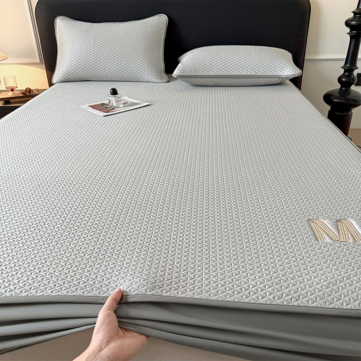 91家纺网 家纺一手货源 找家纺 （总）乐家欣 2026新款夏季高端pe空调软席可水洗席子凉席-慕尚M纹