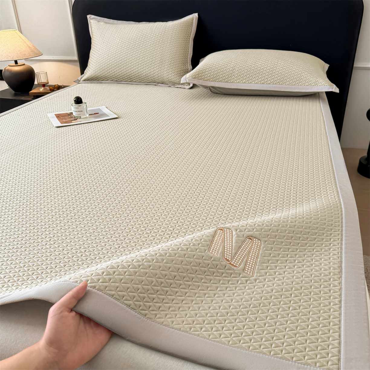 91家纺网 家纺一手货源 找家纺 （总）乐家欣 2026新款夏季高端pe空调软席可水洗席子凉席-慕尚M纹