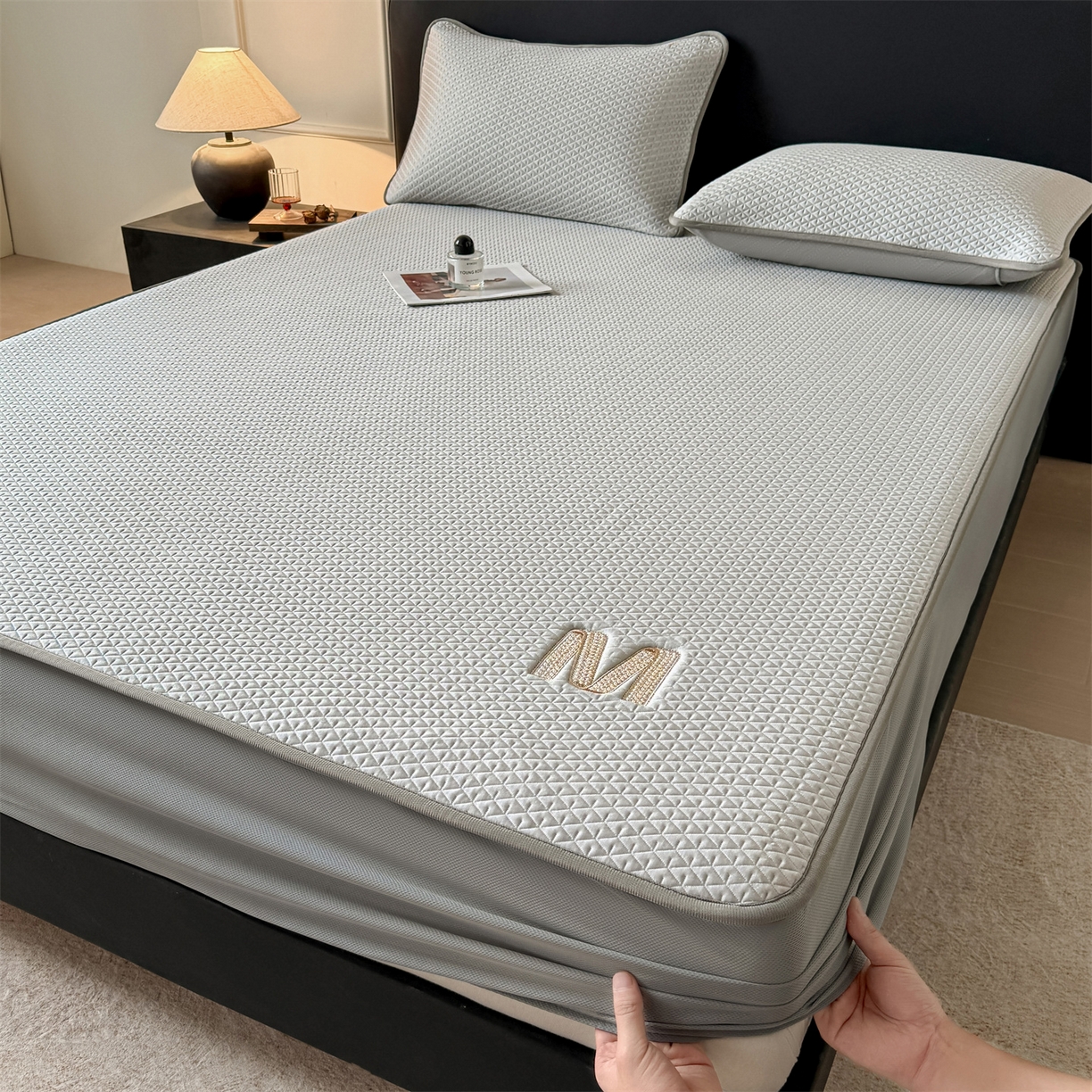 91家纺网 家纺一手货源 找家纺 （总）乐家欣 2026新款夏季高端pe空调软席可水洗席子凉席-慕尚M纹