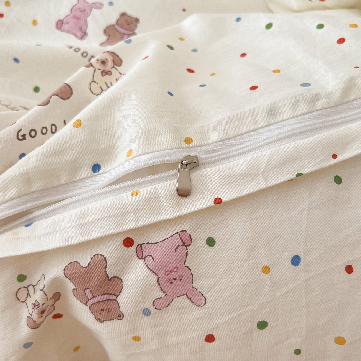 91家纺网 家纺一手货源 找家纺 舒居家纺 2026新款13070全棉纯棉毛巾绣单被套被套单件 玩伴