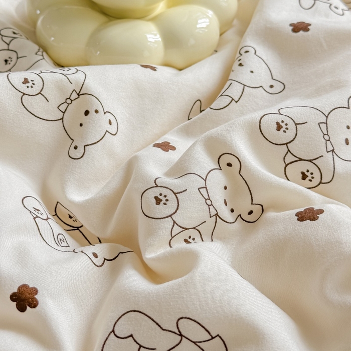 91家纺网 家纺一手货源 找家纺 爱宝被业 2026新款A类水洗棉新疆棉花夏被夏凉被小熊乐园