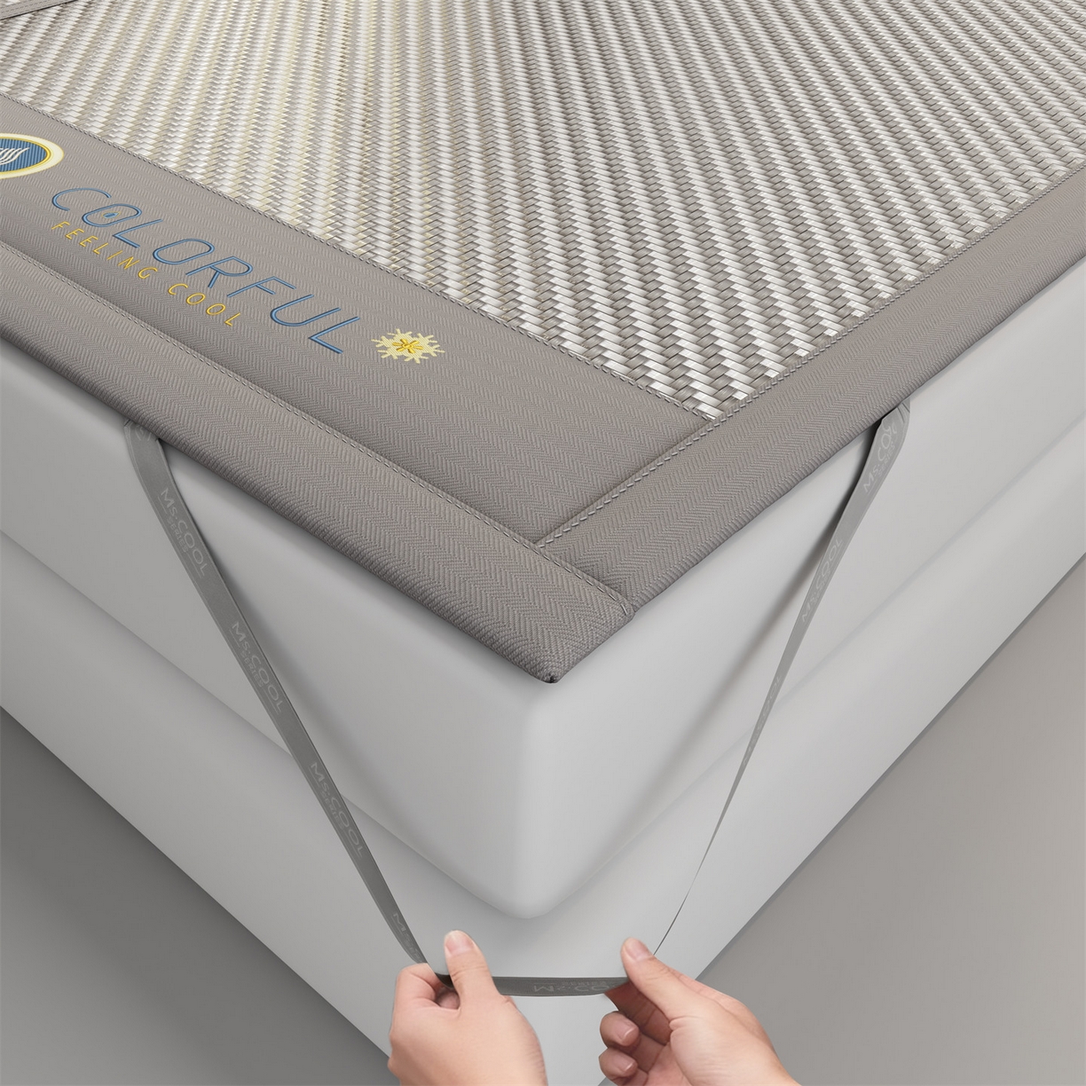 91家纺网 家纺一手货源 找家纺 （总）乐家欣 2026夏季高端凉席竹席新款pe藤席a类母婴级1.8m空调软席子可水洗-青岚织梦系列