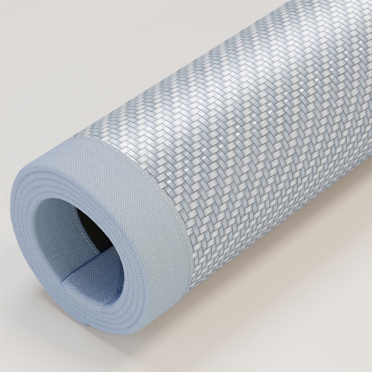 91家纺网 家纺一手货源 找家纺 乐家欣 2026夏季高端凉席竹席新款pe藤席a类母婴级1.8m空调软席子可水洗-青岚织梦系列 青岚织梦-蓝