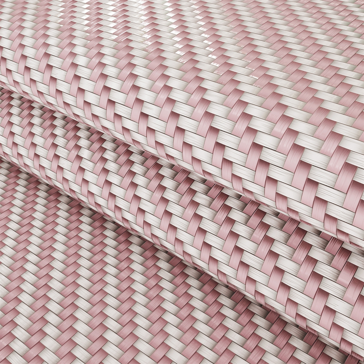 91家纺网 家纺一手货源 找家纺 乐家欣 2026夏季高端凉席竹席新款pe藤席a类母婴级1.8m空调软席子可水洗-四叶花语 四叶花语-粉