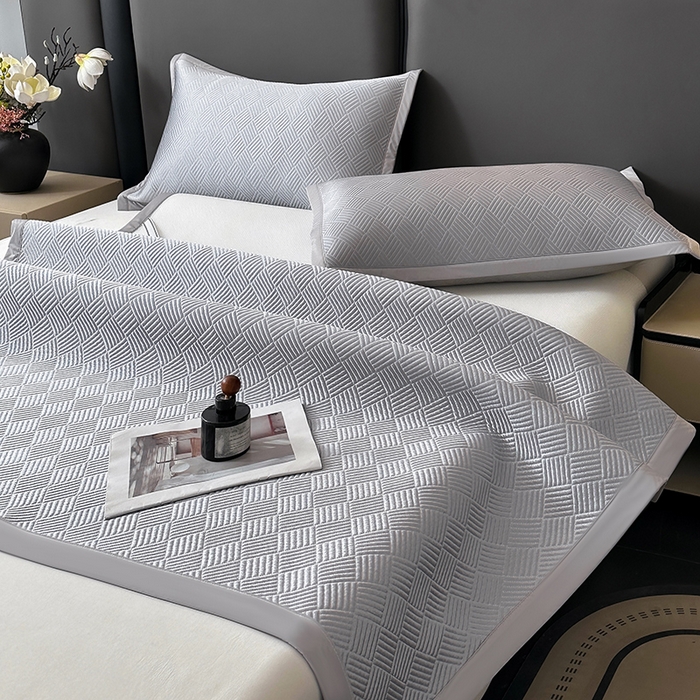 91家纺网 家纺一手货源 找家纺 （总）乐家欣 2026新款提花凉感床笠款床席款软凉席