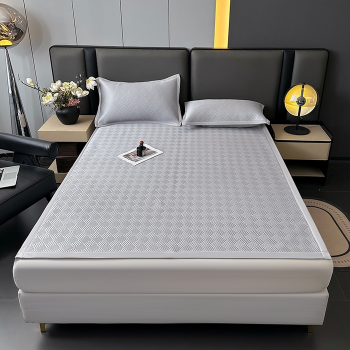 91家纺网 家纺一手货源 找家纺 （总）乐家欣 2026新款提花凉感床笠款床席款软凉席