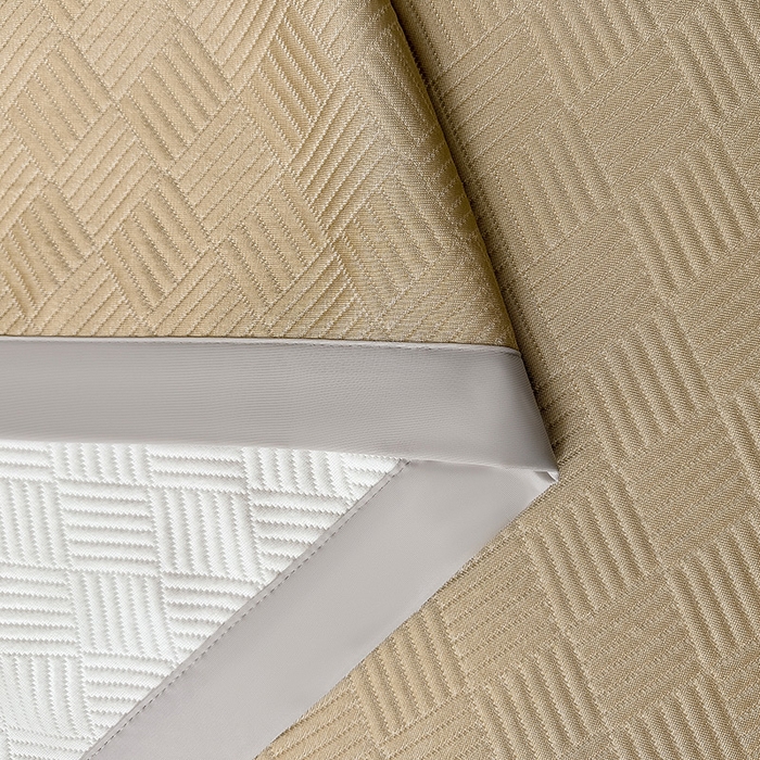 91家纺网 家纺一手货源 找家纺 乐家欣 2026新款提花凉感床笠款床席款软凉席 床席款提花-卡其