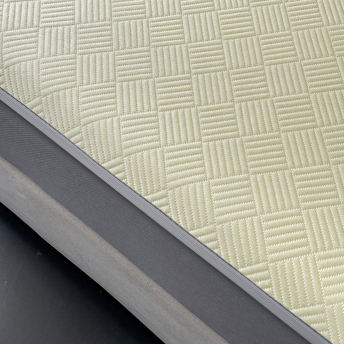 91家纺网 家纺一手货源 找家纺 乐家欣 2026新款提花凉感床笠款床席款软凉席 床笠款提花-奶昔白