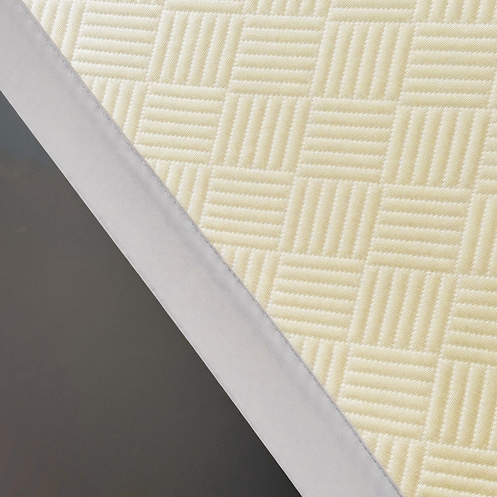 91家纺网 家纺一手货源 找家纺 乐家欣 2026新款提花凉感床笠款床席款软凉席 床席款提花-奶昔白