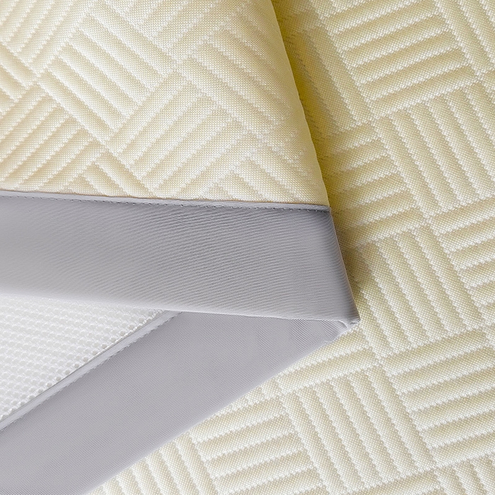 91家纺网 家纺一手货源 找家纺 乐家欣 2026新款提花凉感床笠款床席款软凉席 床席款提花-奶昔白