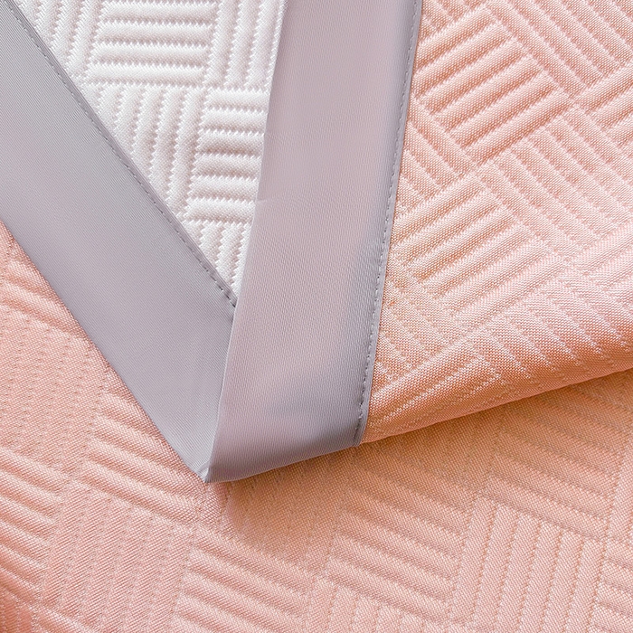 91家纺网 家纺一手货源 找家纺 乐家欣 2026新款提花凉感床笠款床席款软凉席 床席款提花-蜜桃粉