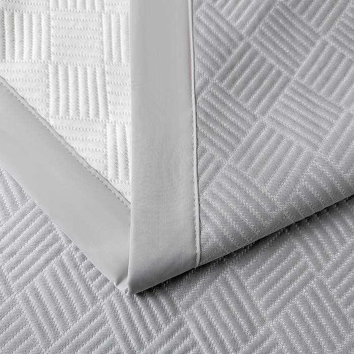 91家纺网 家纺一手货源 找家纺 乐家欣 2026新款提花凉感床笠款床席款软凉席 床席款提花-浅灰