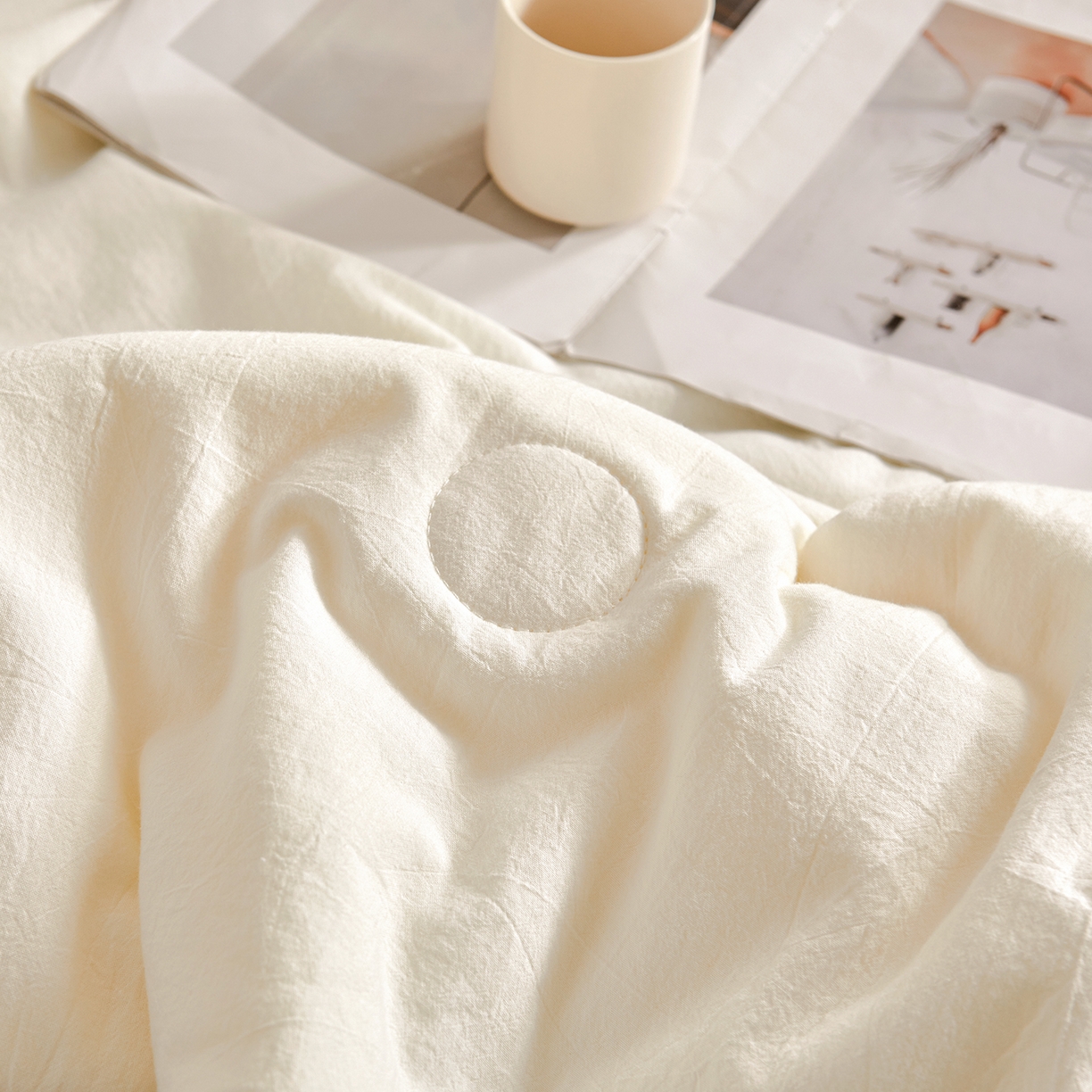 91家纺网 家纺一手货源 找家纺 （总）创优家纺 2026新款新疆棉花夏被无印风纯色100%新疆棉夏凉被空调被棉花夏被棉花被子百分百新疆棉可水洗/可机洗棉花被（专版烫画 盗版必究）