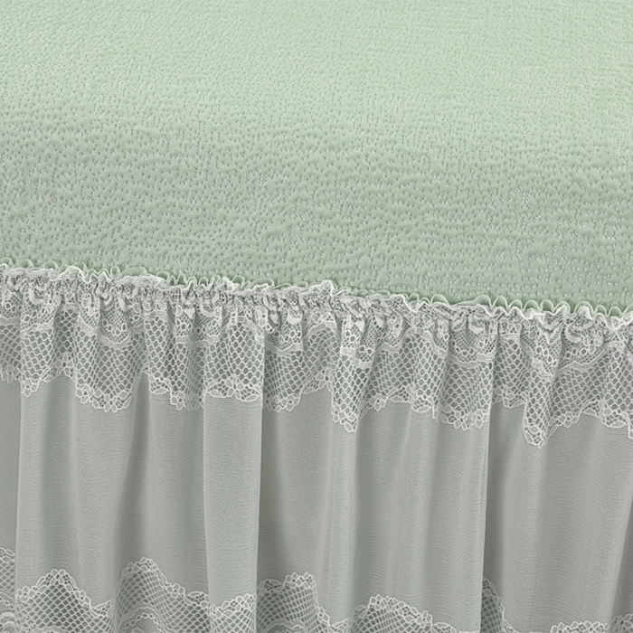 91家纺网 家纺一手货源 找家纺 （总）梦之星 2026新款提花面料530克PE凉感因子冰豆豆床裙三件套