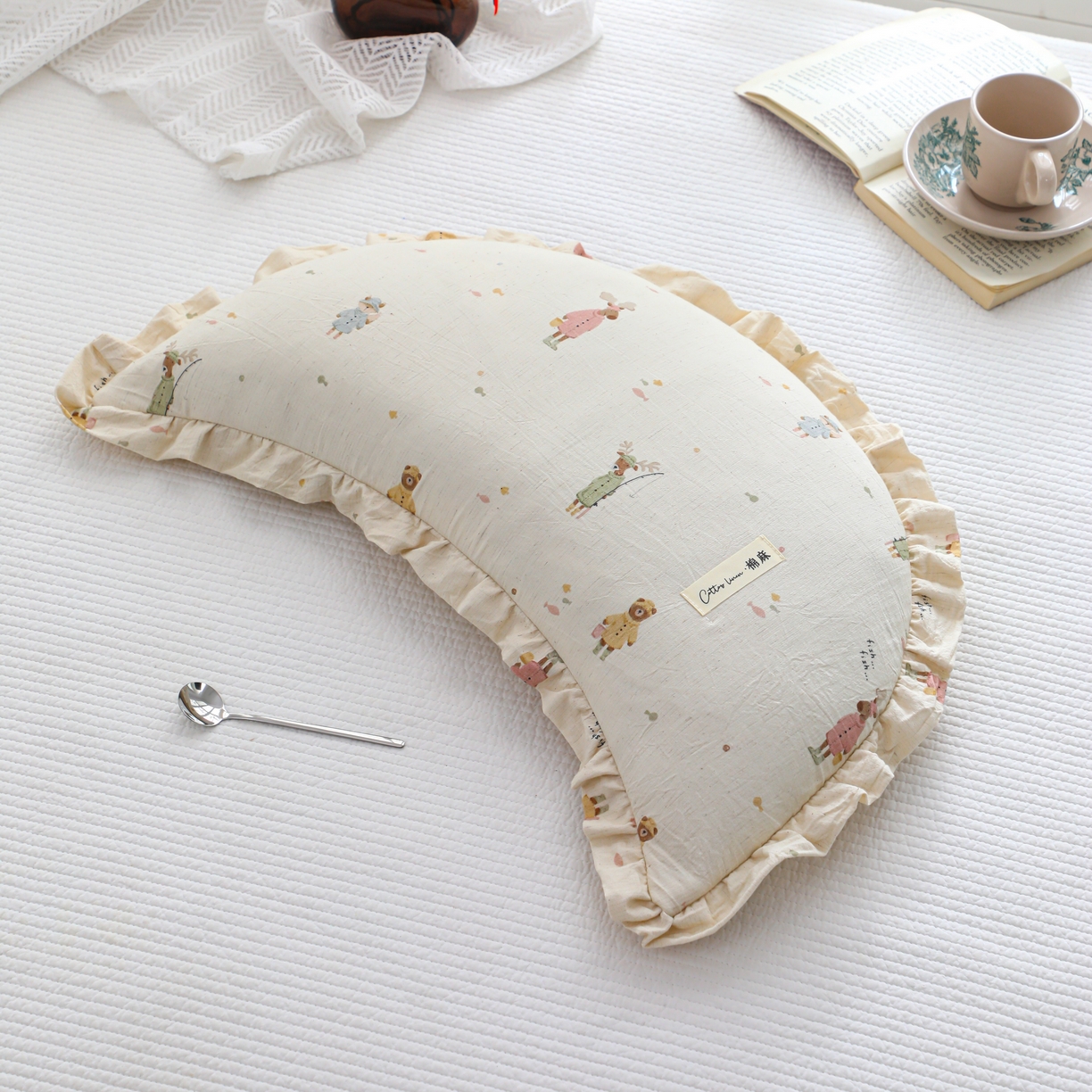 芯洲 2026春夏新款月亮造型可爱抱枕荞麦枕枕头枕芯 月芽-乐园