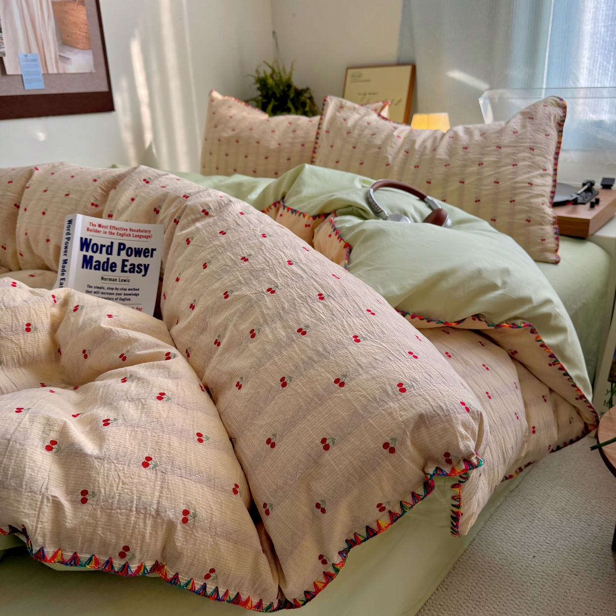 91家纺网 家纺一手货源 找家纺 （总）田野 2026新款全棉水洗提花贝壳边四件套