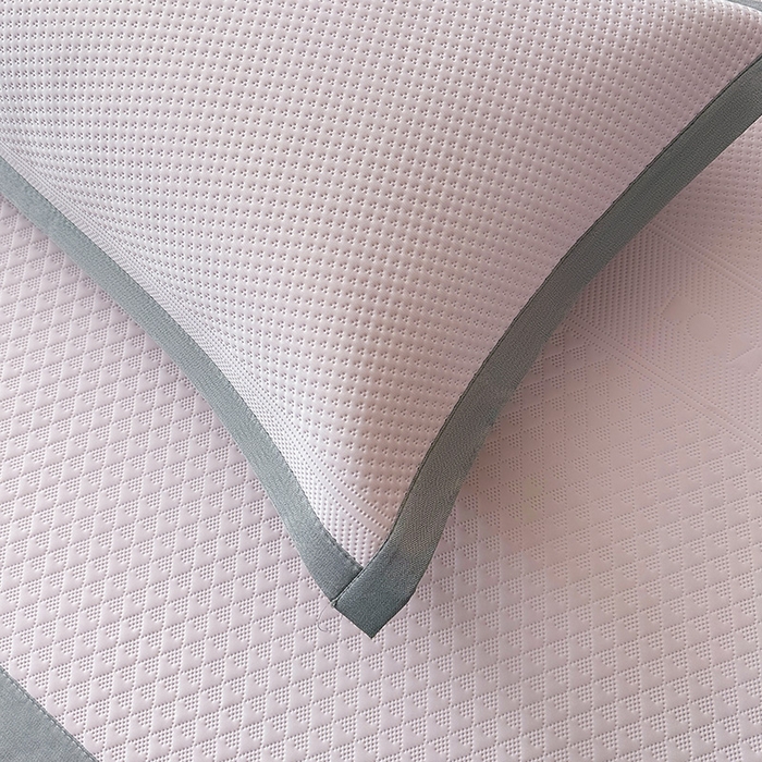 91家纺网 家纺一手货源 找家纺 乐家欣 2026新款凉感冰丝床席床笠四件套 冰丝床席款-蜜桃粉