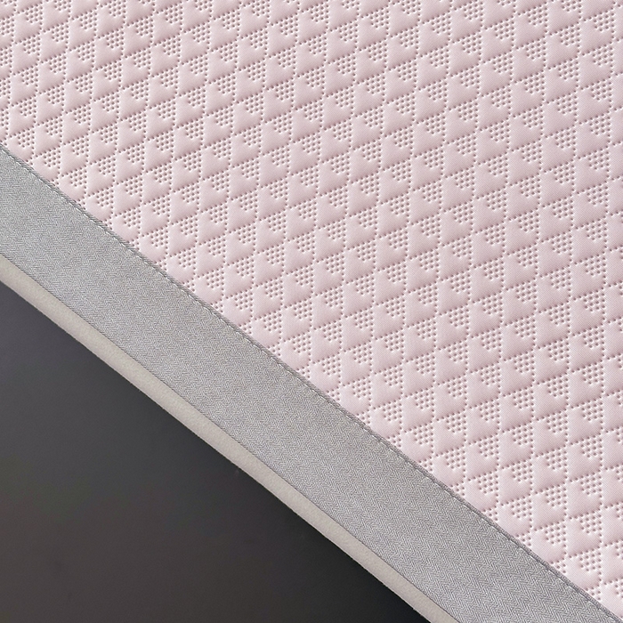 91家纺网 家纺一手货源 找家纺 乐家欣 2026新款凉感冰丝床席床笠四件套 冰丝床席款-蜜桃粉