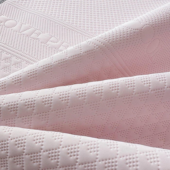 91家纺网 家纺一手货源 找家纺 乐家欣 2026新款凉感冰丝床席床笠四件套 冰丝床席款-蜜桃粉