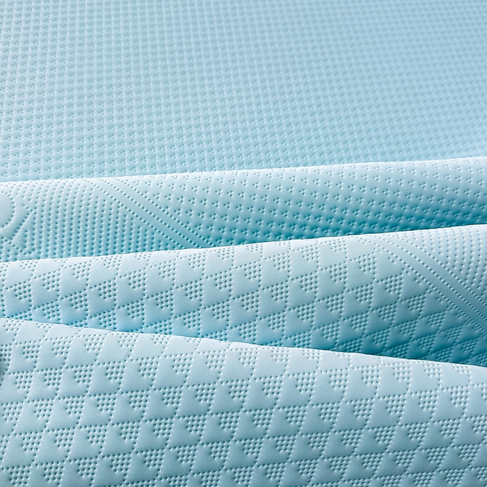 91家纺网 家纺一手货源 找家纺 乐家欣 2026新款凉感冰丝床席床笠四件套 冰丝床席款-清水蓝