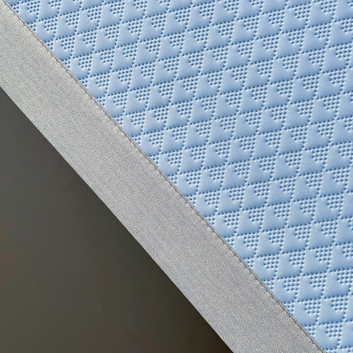 91家纺网 家纺一手货源 找家纺 乐家欣 2026新款凉感冰丝床席床笠四件套 冰丝床席款-宾利蓝